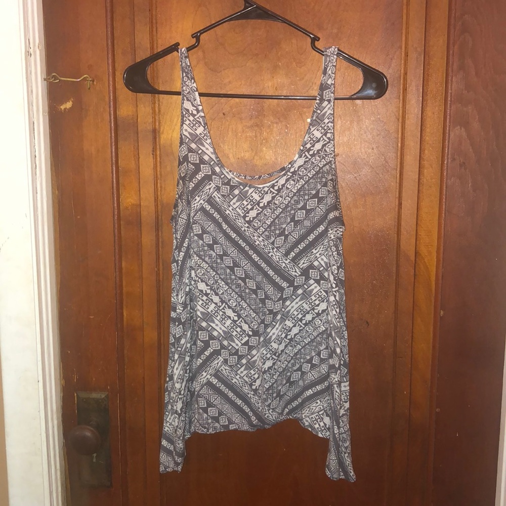 Aztec printed top